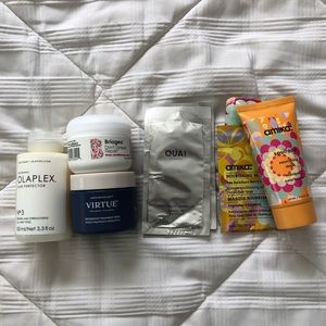 Variety of hair sample mask olaplex, briogeo, virtue, Amika, etc